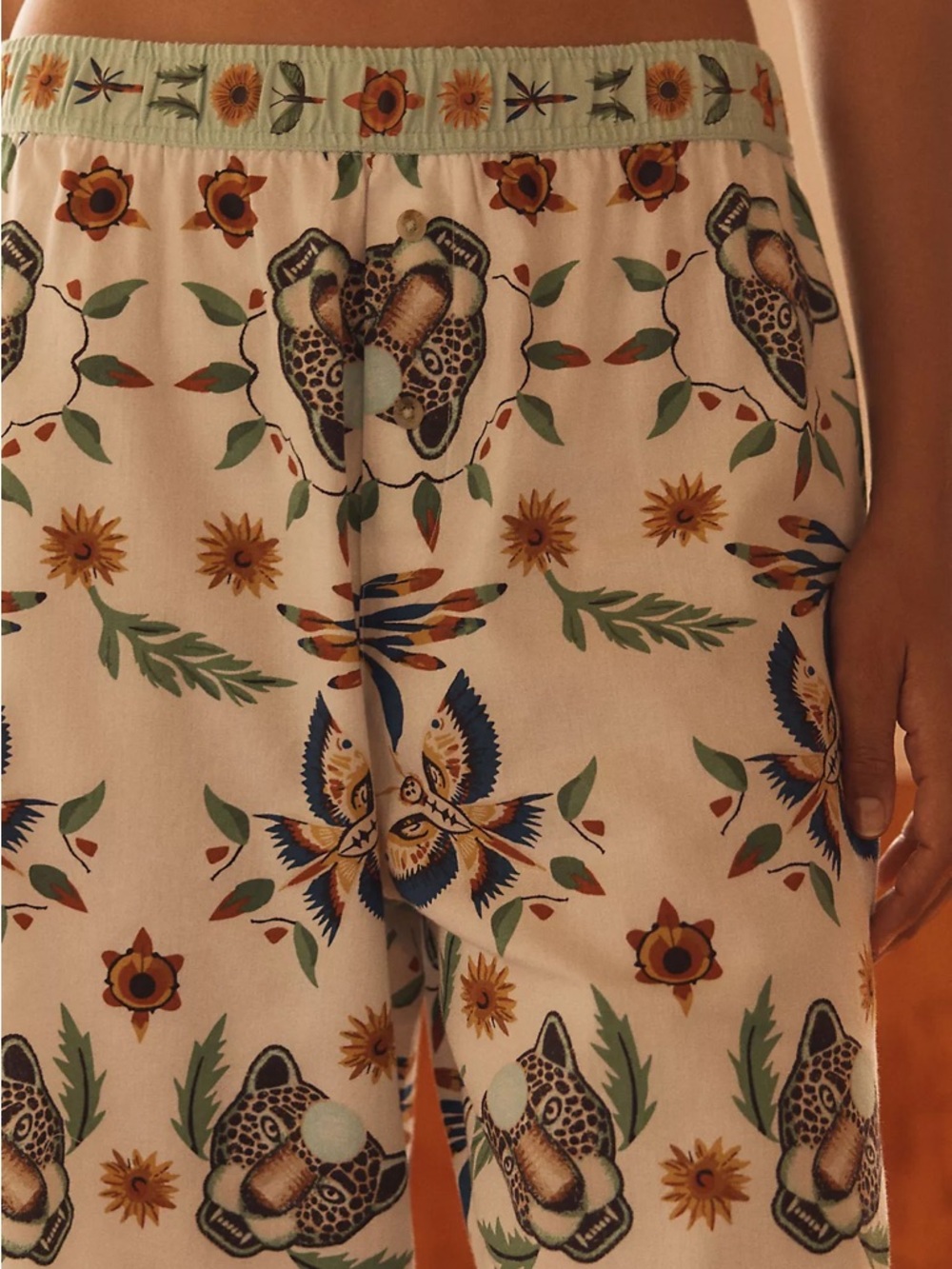 Anthropologie LyreBird Cloud Flannel Pajama Pants - Picture 3 of 5